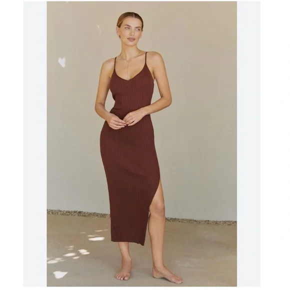 Anthropologie | Dresses | Anthropologie Aimee Slim Ribbed Knit Midi Dress Brown Size Xs | Poshmark Anthropologie | Dresses | Anthropologie Aimee Slim Ribbed Knit Midi Dress Brown Size Xs | Poshmark